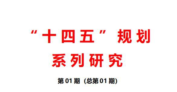 “十四五”系列研究报告（第01期）“十四五”经济发展趋势与政策取向