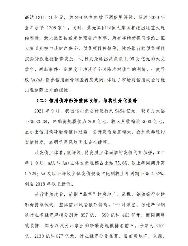 当前信用债风险及影响分析1