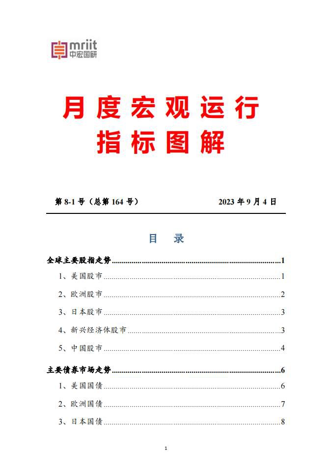 全球主要股指走势、货币汇率走势等形势分析