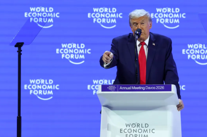 特朗普在达沃斯世界经济论坛上的讲话